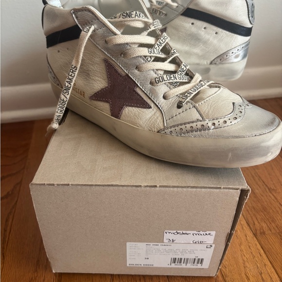 Golden Goose Women’s Mid-Star Sneakers - Size 38 - Picture 1 of 7